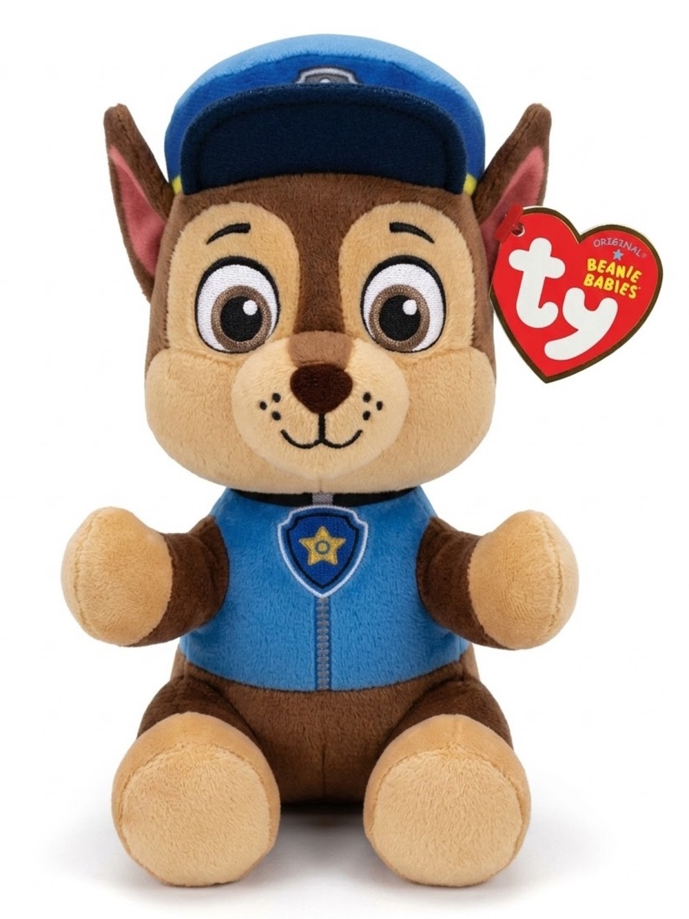 Ty Beanie Baby Chase the Dog Paw Patrol - Stuffed Animal